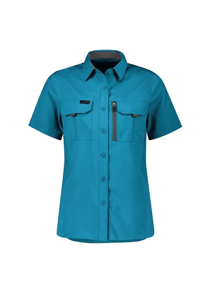 Syzmik Workwear Outdoor Women's Short Sleeve Shirt ZW765 Metro Workwear